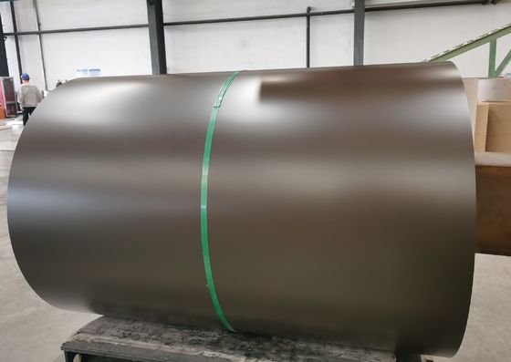 Бронзовый цвет катушки Aluzinc Base Metal PPGL AZ100 Для канавки и крыши панель предварительно окрашенный PPGI PPGL