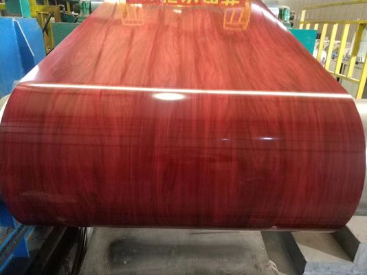 Z100-275 Предварительно законченные стальные катушки PPGI Дерево и каменное зерно