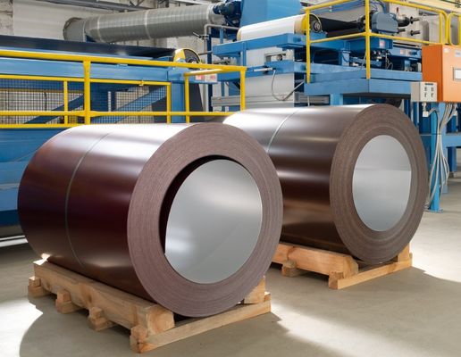 RAL8015 Beckers PPGI покрытая катушка RMP SMP DX51D для металлических стенных панелей