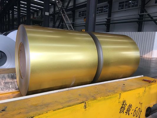 AZ70 Покрытие Aluzinc катушка Золотая AFP Гальвалюмная сталь для каменной покрытой крышной плитки A792M DX51D Регулярный минимальный шпингл