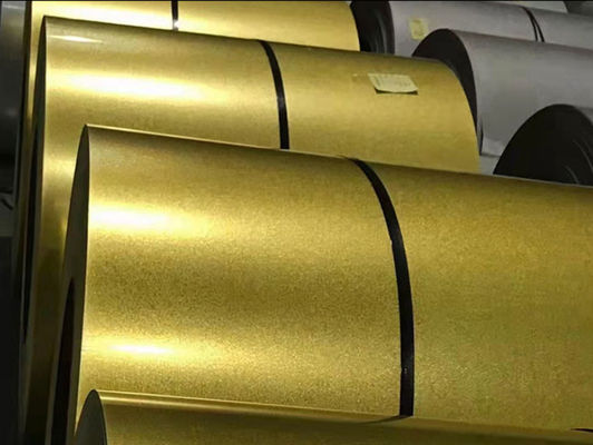 Золотая антиперцовая печать Galvalume Zincalume AZ Стальная катушка A792M DX51D Регулярная минимальная плитка крыши с покрытием камня