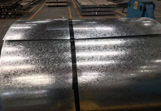 Большой Spangle оцинкованная стальная катушка ролл 1200мм для C Beam Киль рамы
