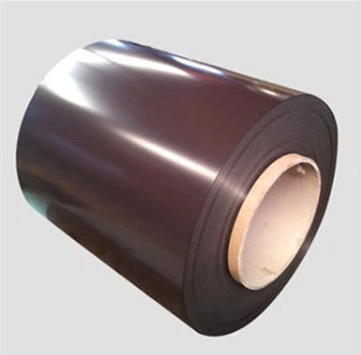 Z225 PPGI Карусель из листового покрытия коричневого цвета HDP DX51D для облицовки или кровельных покрытий