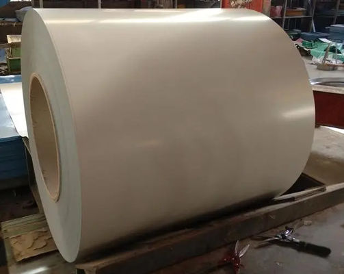 RAL1014 PVDF слоновой кости AkzoNobel Алюминиевые катушки 3003 H24 PE/окрашенный/предпокрашенный/окрашенный Алюминиевый завод