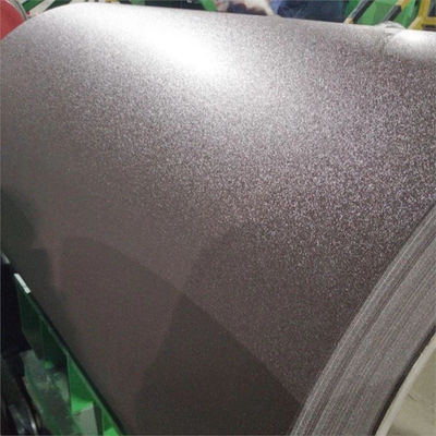 RAL8019 PVDF 40 лет Матта текстурированная стальная катушка PPGL AZ150, Z275 PPGI 0,50×1250 HDP окрашенная оцинкованная стальная металлическая крыша
