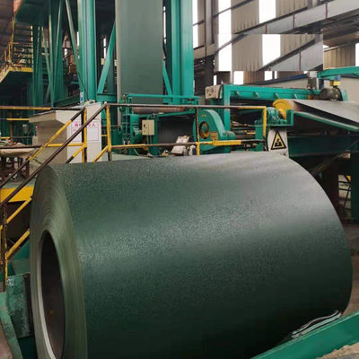 Grade50 Z275 PPGI RAL6020 0,50×1250 HDP PVDF 30 лет Матта Текстурированная стальная катушка Окрашенная оцинкованная стальная металлическая крыша