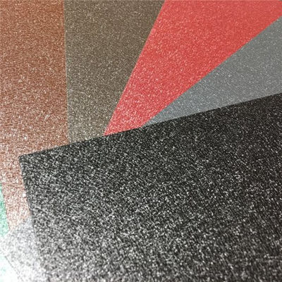 Пластмассовая пленка 26 га 3D Wrinkle Textured Cover Anti-Scratch Matte Surface Matt Предварительно окрашенная стальная катушка 0,12 мм - 1,5 мм