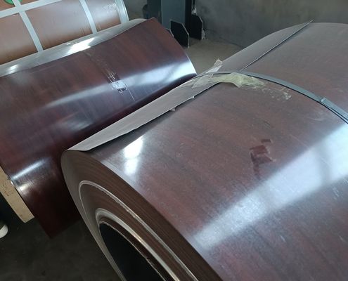 0.48mm Printech PPGI Печатный деревянный зерновой шаблон Проектированные оцинкованные стальные катушки