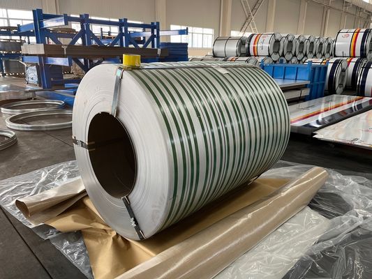 Z275 Противопалительный Dx51d Цинковый покрытый горячим погружением катушка/катушки из гальвалюмной стали Стандартный морской пакет