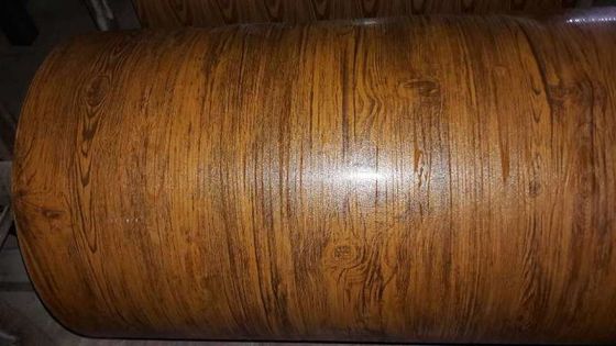 PVDF деревянное зерно 3003H24 алюминиевая катушка печатная цветовая катушка 50-летняя гарантия печатная цветовая покрытая катушка