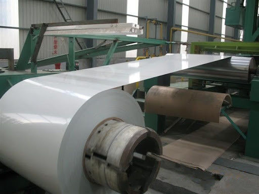 AZM150+/-20 PPGL RAL9003 Single White PPAL CS-B Гофрированные панели крыши Плитки цветные листы катушки предварительно окрашенная алюцинковая сталь