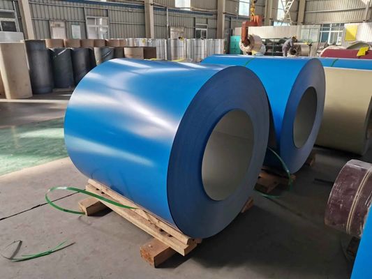 Ral Color Coated in Stock Gi PPGI PPGL Гальванизированная стальная катушка с горячим погружением ASTM 0,35 мм 0,45 мм Цинк для кровельного листа